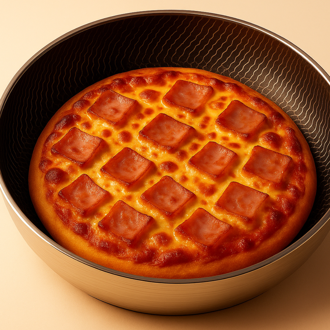 Pan with Pizza